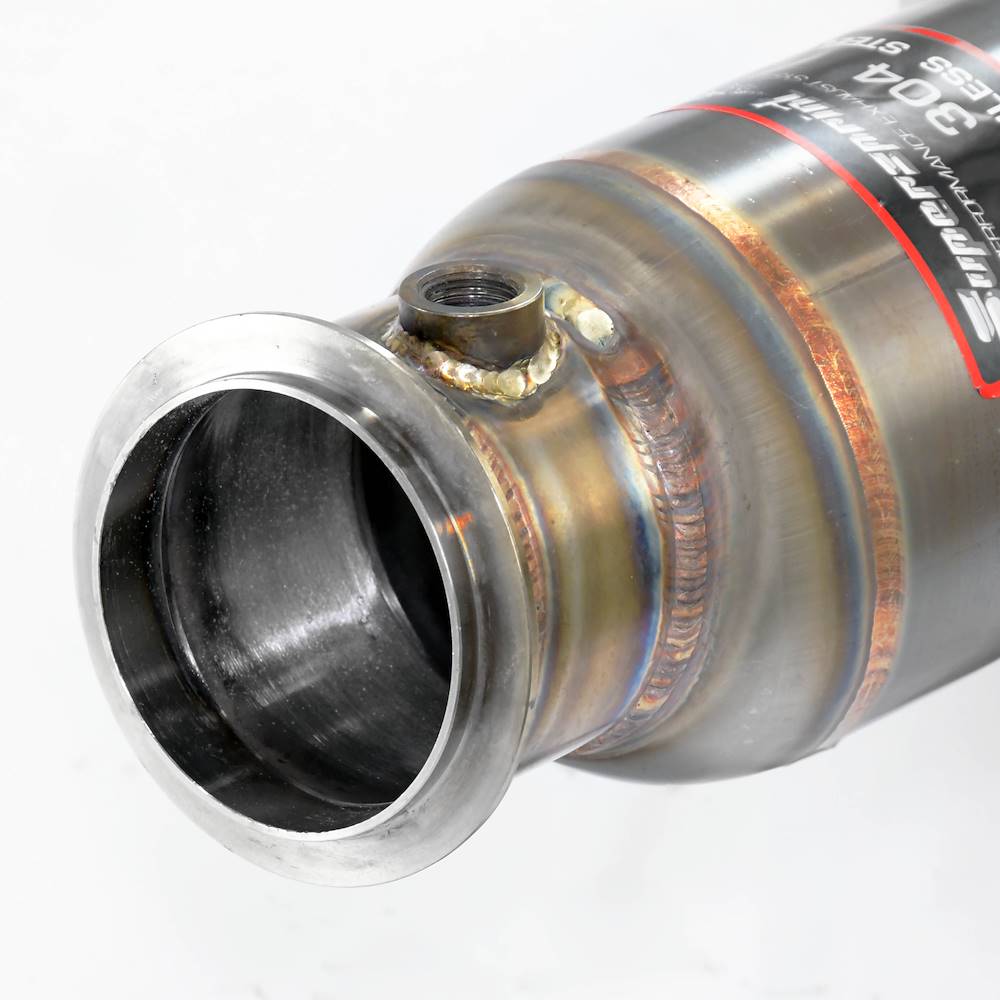 Kit downpipe + catalizzatori destro - sinistro