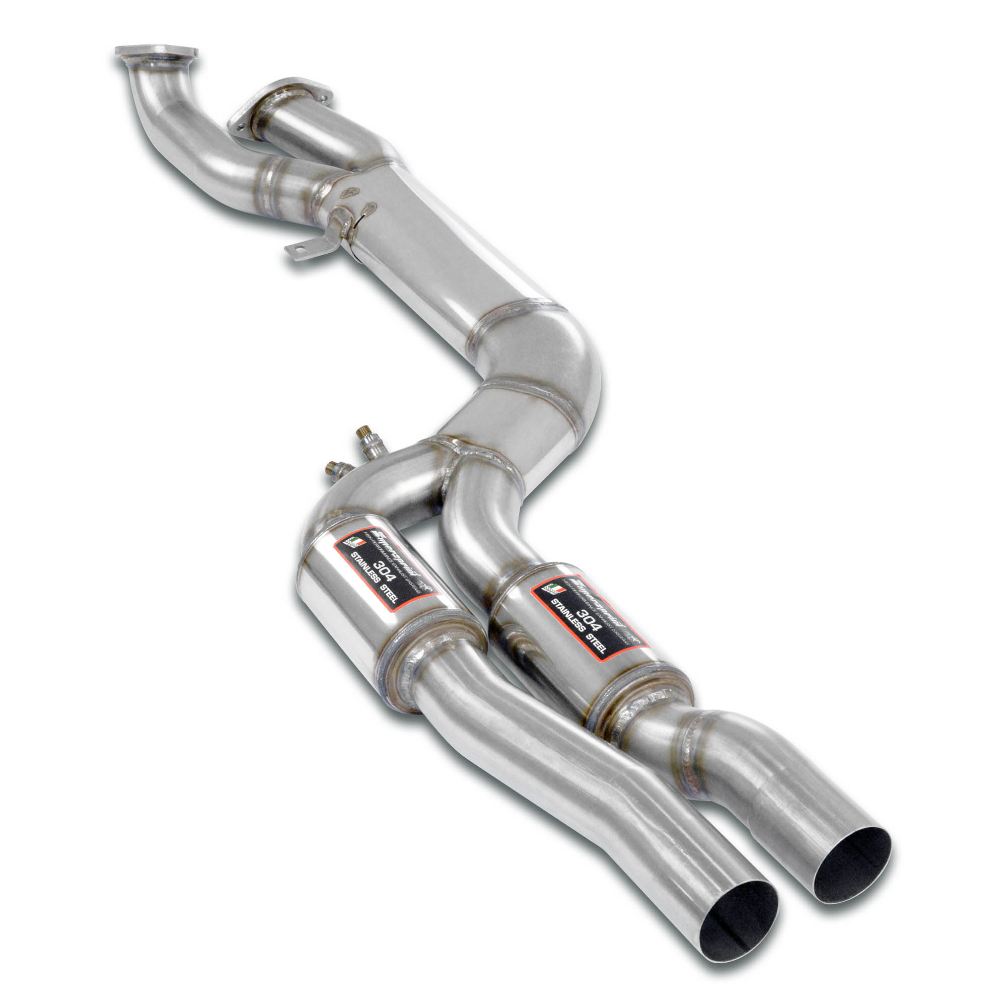J-Pipe Touring Package<br>Elimina catalizzatori secondari + OPF  + Silenziatore centrale<br>Compatibile con scarico posteriore di serie