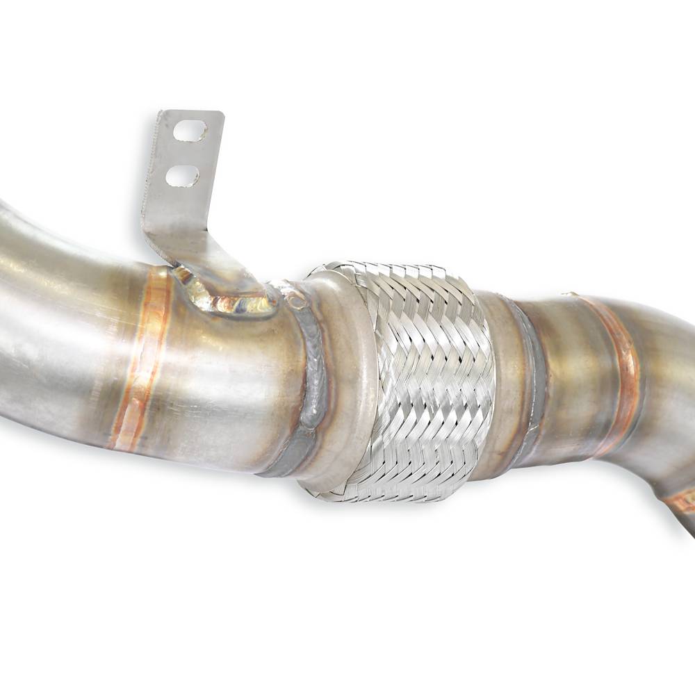 Kit tubi turbina Destro - Sinistro<br>(sostituzione catalizzatore primario e secondario)<br>Compatibile con catalizzatori terziari di serie