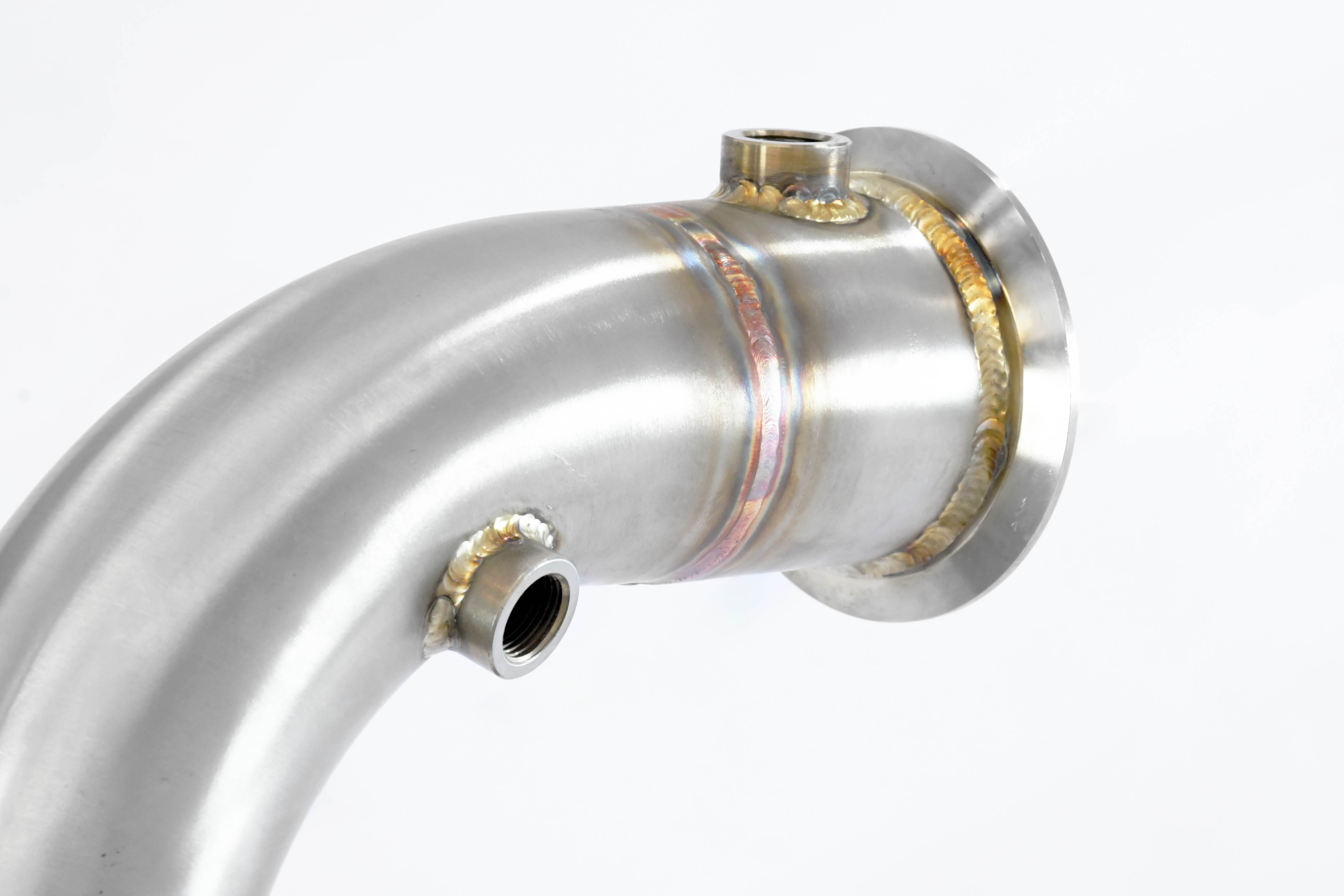 Kit tubi turbina Destro - Sinistro<br>(sostituzione catalizzatore primario e secondario)<br>Compatibile con catalizzatori terziari di serie