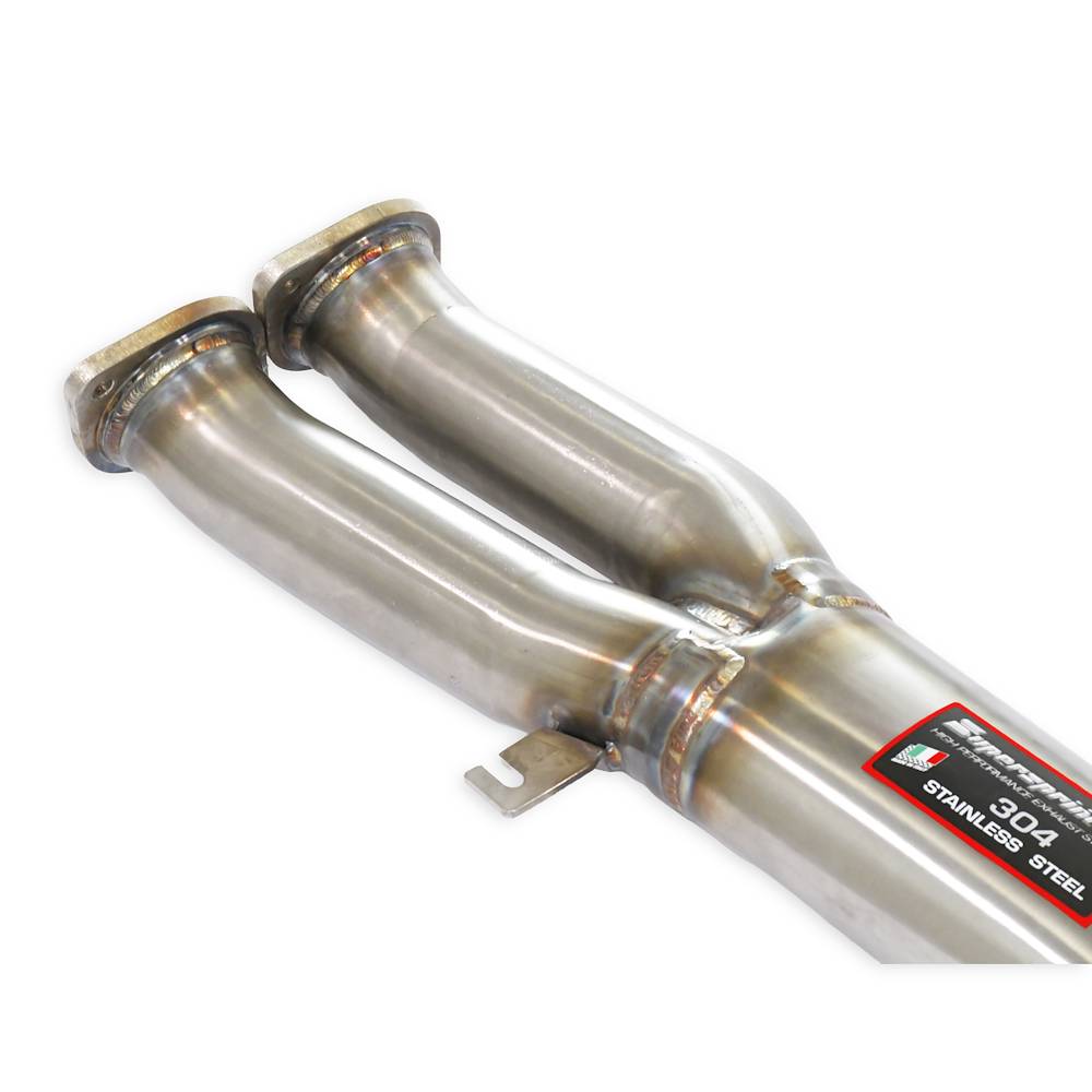 Kit silenziatori anteriori destro + sinistro (elimina catalizzatori secondari)