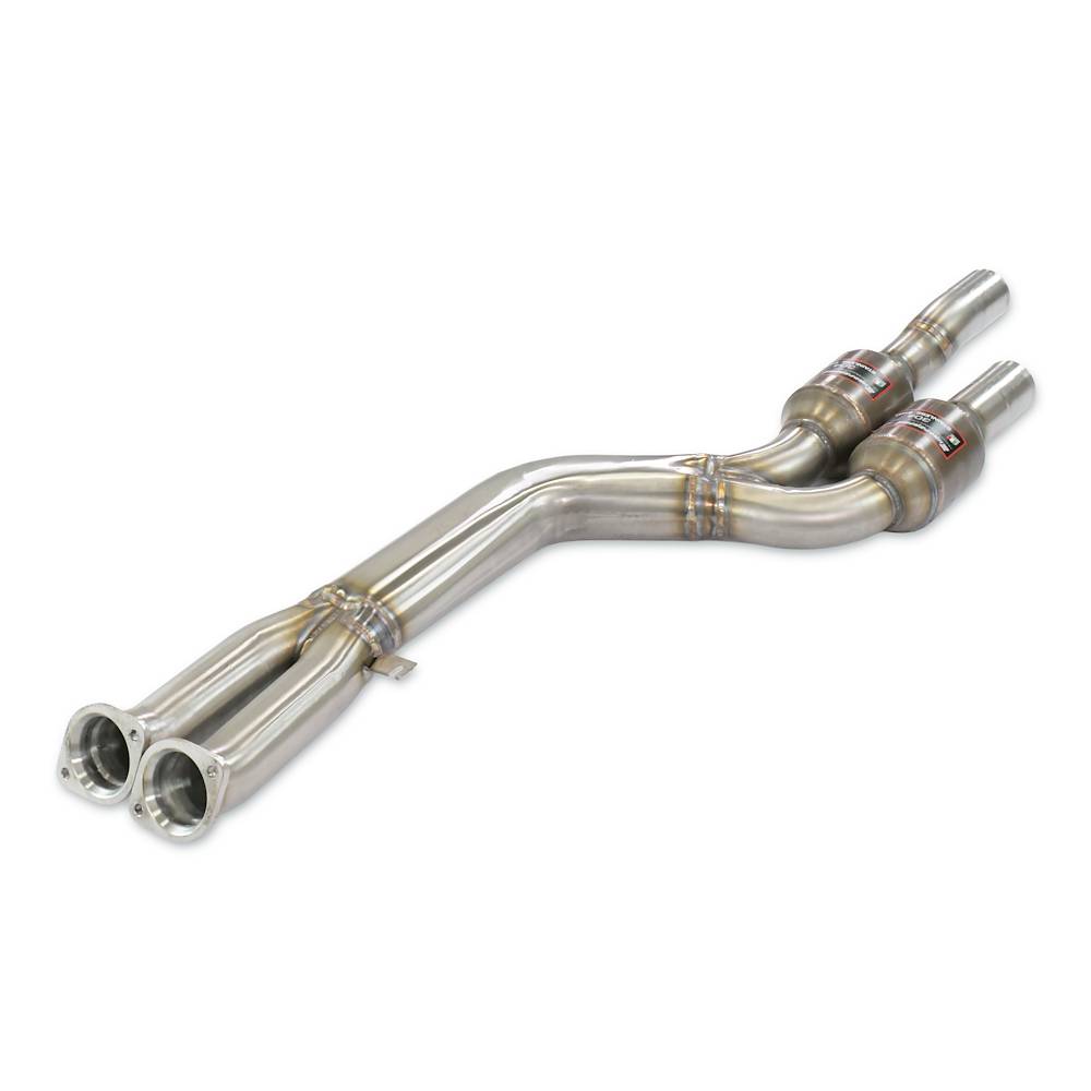 Scarico anteriore con catalizzatore metallico