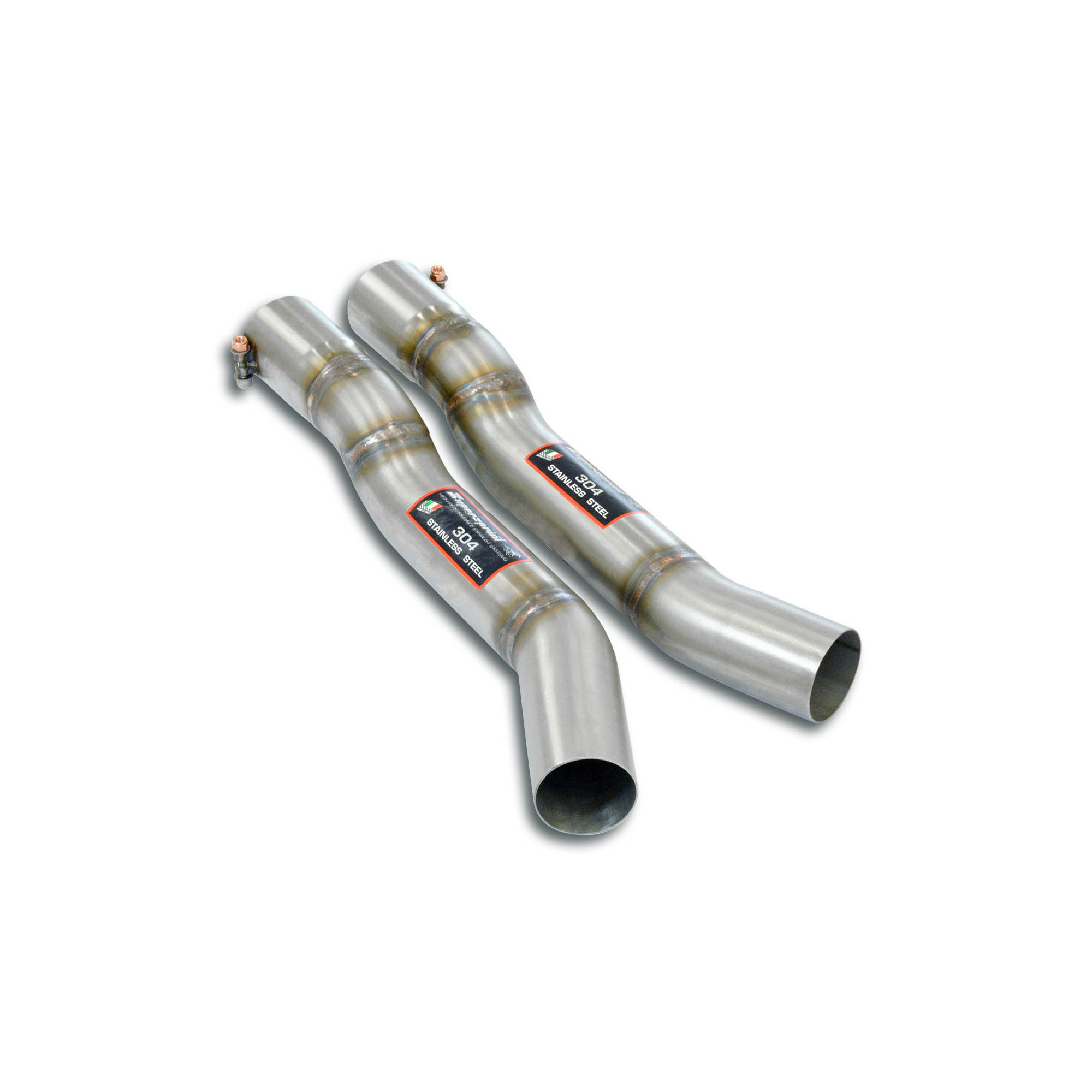 J-Pipe Touring Package con valvole - completo<br>Elimina catalizzatori secondari + OPF + silenziatore centrale