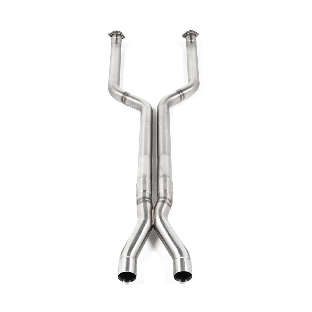 Kit tubi anteriori Destro - Sinistro + "X-Pipe"<br>Elimina catalizzatori terziari