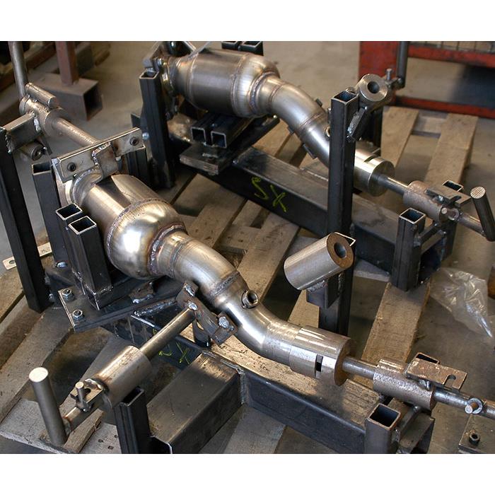Anteriore Destro con catalizzatore metallico