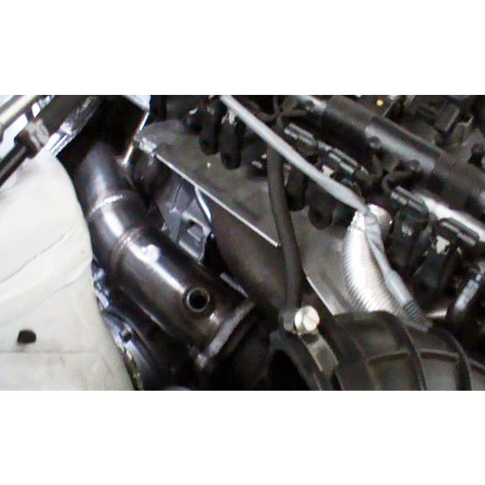 Downpipe<br>(Elimina catalizzatore di serie)<br>(Guida a sinistra)
