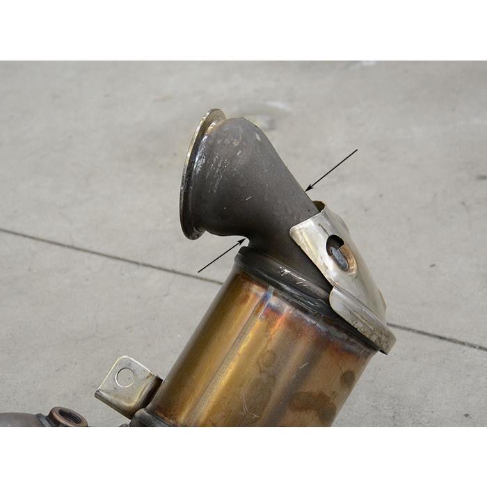 Tubo turbina con catalizzatore metallico WRC 100 CPSI<br>(Elimina GPF)