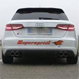 AUDI A3 S3 8V / 8VA QUATTRO 2.0i TFSI '13 -> Impianto di scarico completo Supersprint 