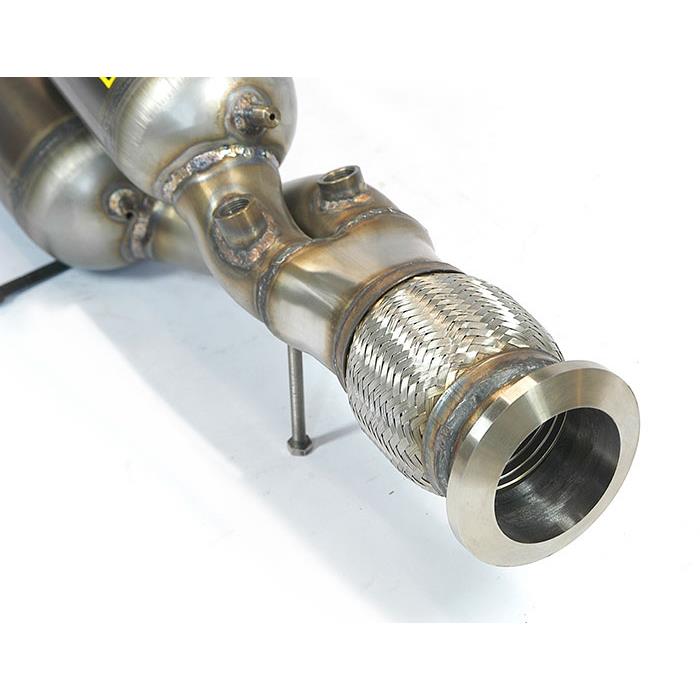 "Y-Pipe" destro con catalizzatore metallico
