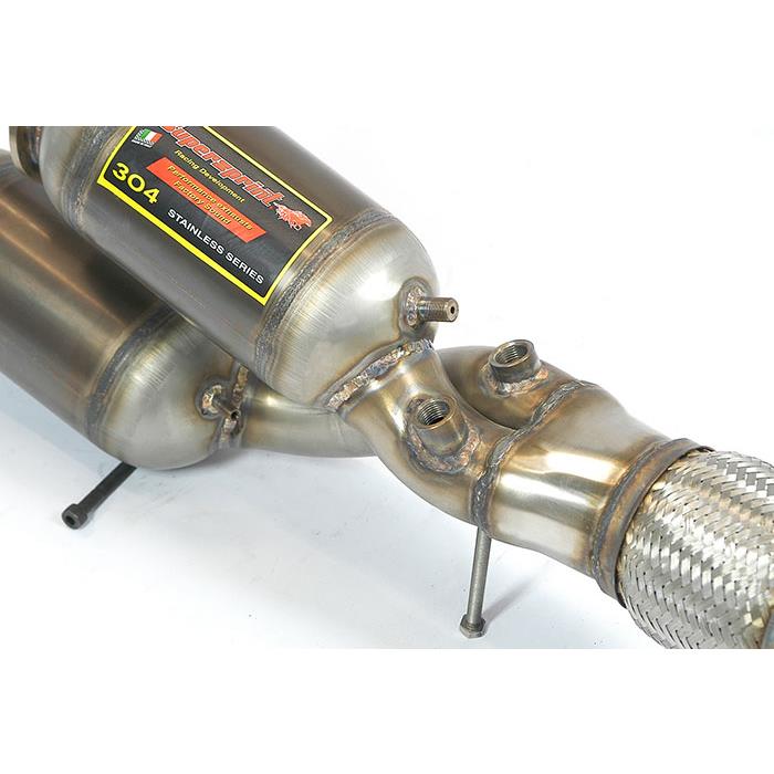 "Y-Pipe" destro con catalizzatore metallico