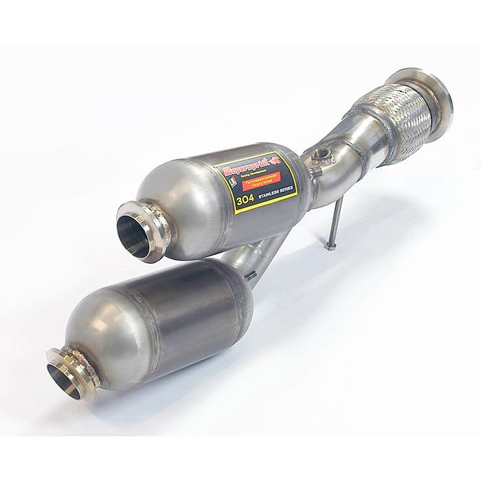 "Y-Pipe" sinistro con catalizzatore metallico