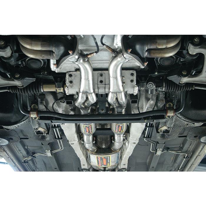 Tubo anteriore sinistro con catalizzatore metallico