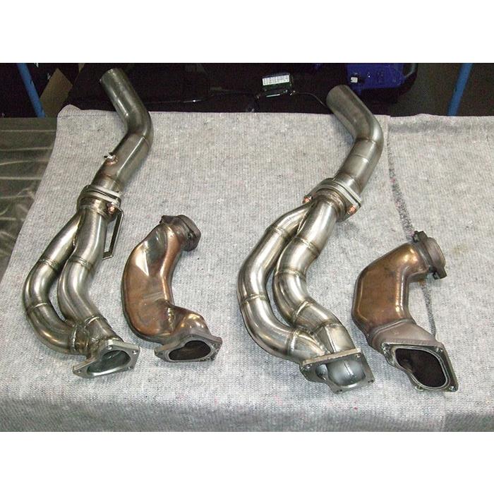 Turbo downpipe Destro - Sinistro<br>AISI 310S steel