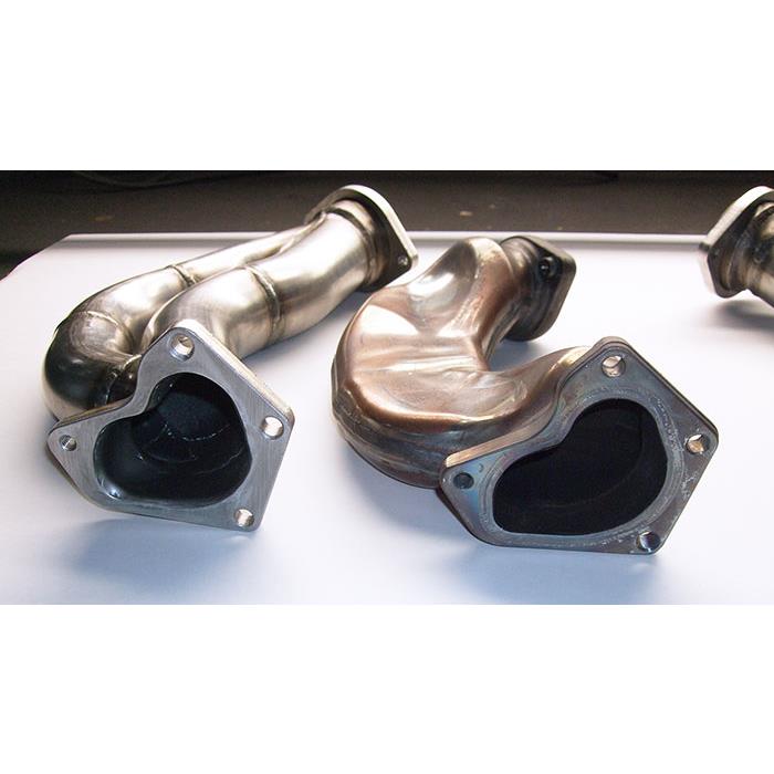 Turbo downpipe Destro - Sinistro<br>AISI 310S steel