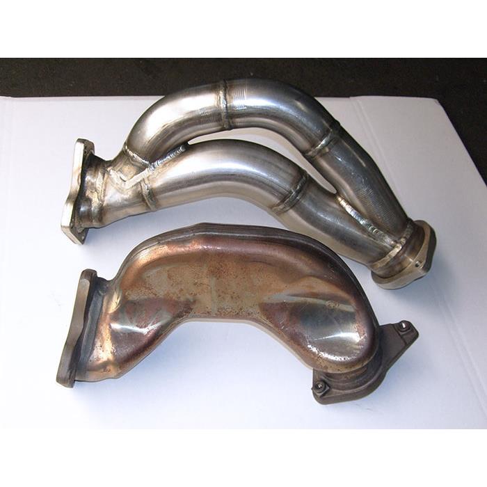 Turbo downpipe Destro - Sinistro<br>AISI 310S steel