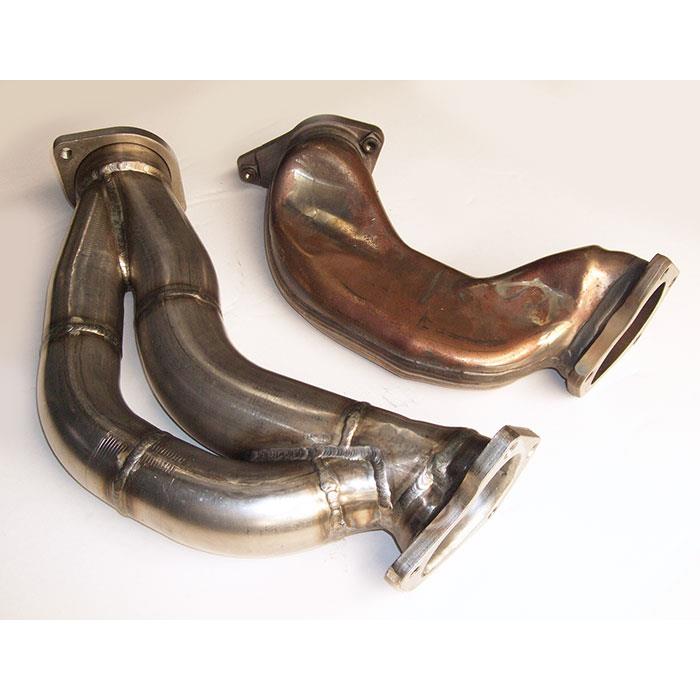 Turbo downpipe Destro - Sinistro<br>AISI 310S steel