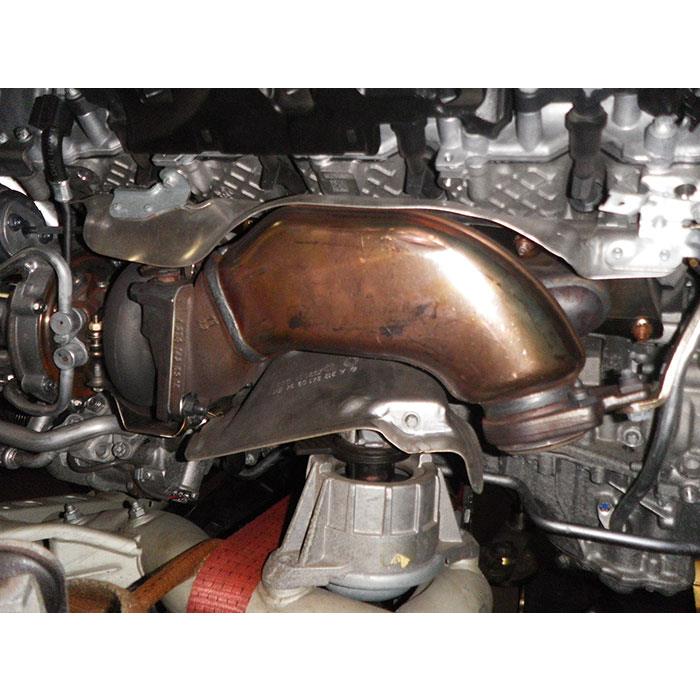 Turbo downpipe Destro - Sinistro<br>AISI 310S steel