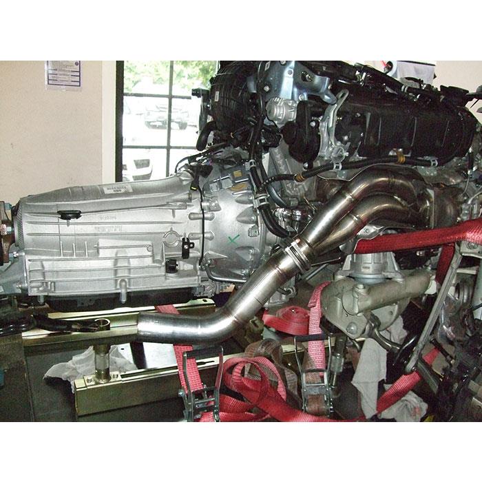 Turbo downpipe Destro - Sinistro<br>AISI 310S steel