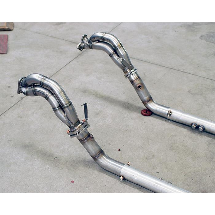 Turbo downpipe Destro - Sinistro<br>AISI 310S steel