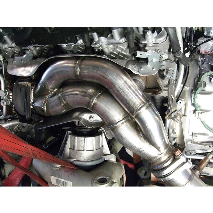 Turbo downpipe Destro - Sinistro<br>AISI 310S steel