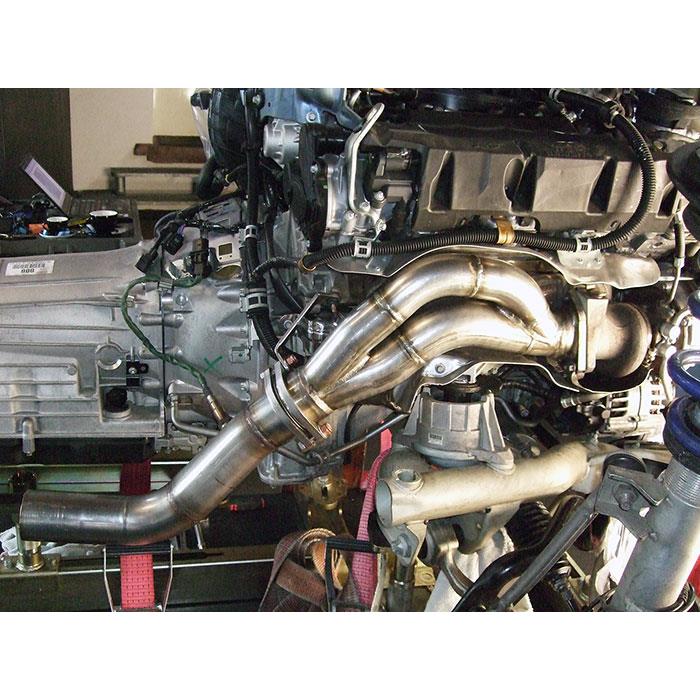Turbo downpipe Destro - Sinistro<br>AISI 310S steel