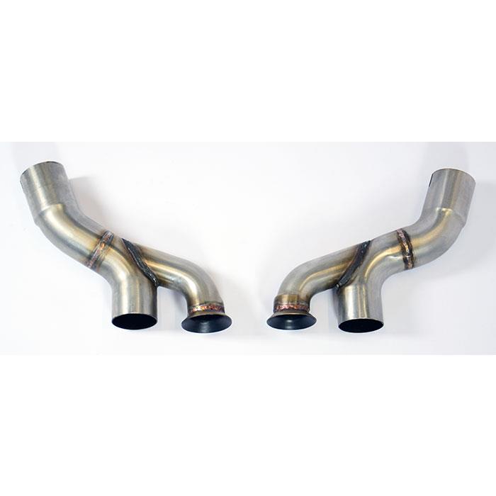 Kit tubi uscita "Y-Pipe" Destro - Sinistro per terminali di serie