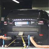 RANGE ROVER SPORT 5.0i V8 Supercharged (510 Hp) 2013 -> Impianto di scarico completo Supersprint - Prova al banco