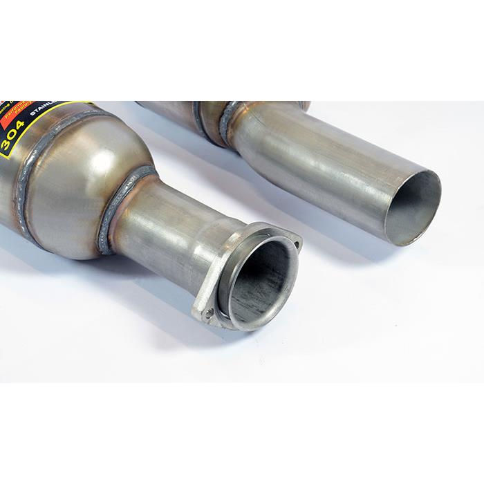 Anteriore sinistro con catalizzatore metallico