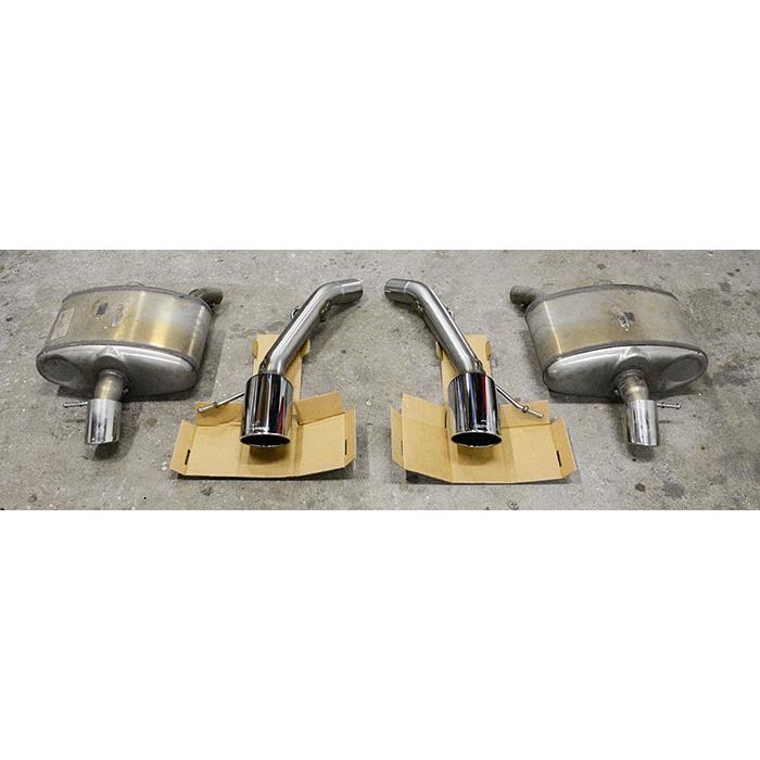 Tubo posteriore destro "Gun Metal Grey" O120<br>(Elimina silenziatore posteriore di serie)