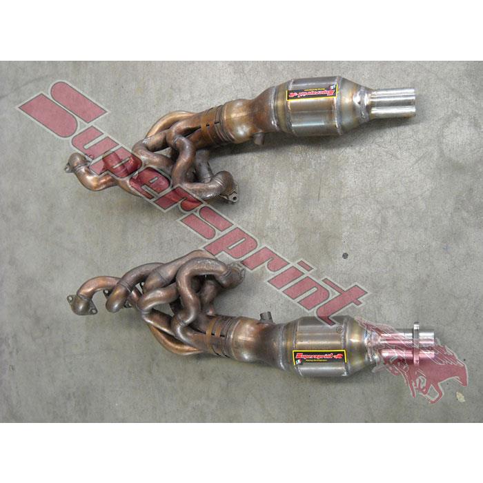 Downpipe + Catalizzatore metallico WRC<br>(Da saldare su collettore di serie) 