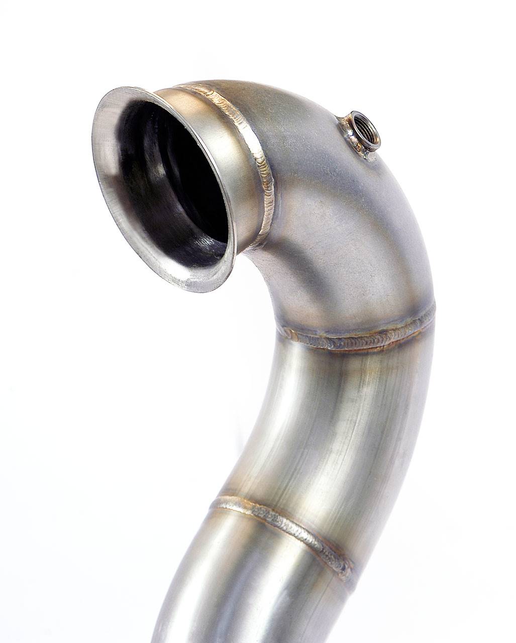 Downpipe con catalizzatore metallico