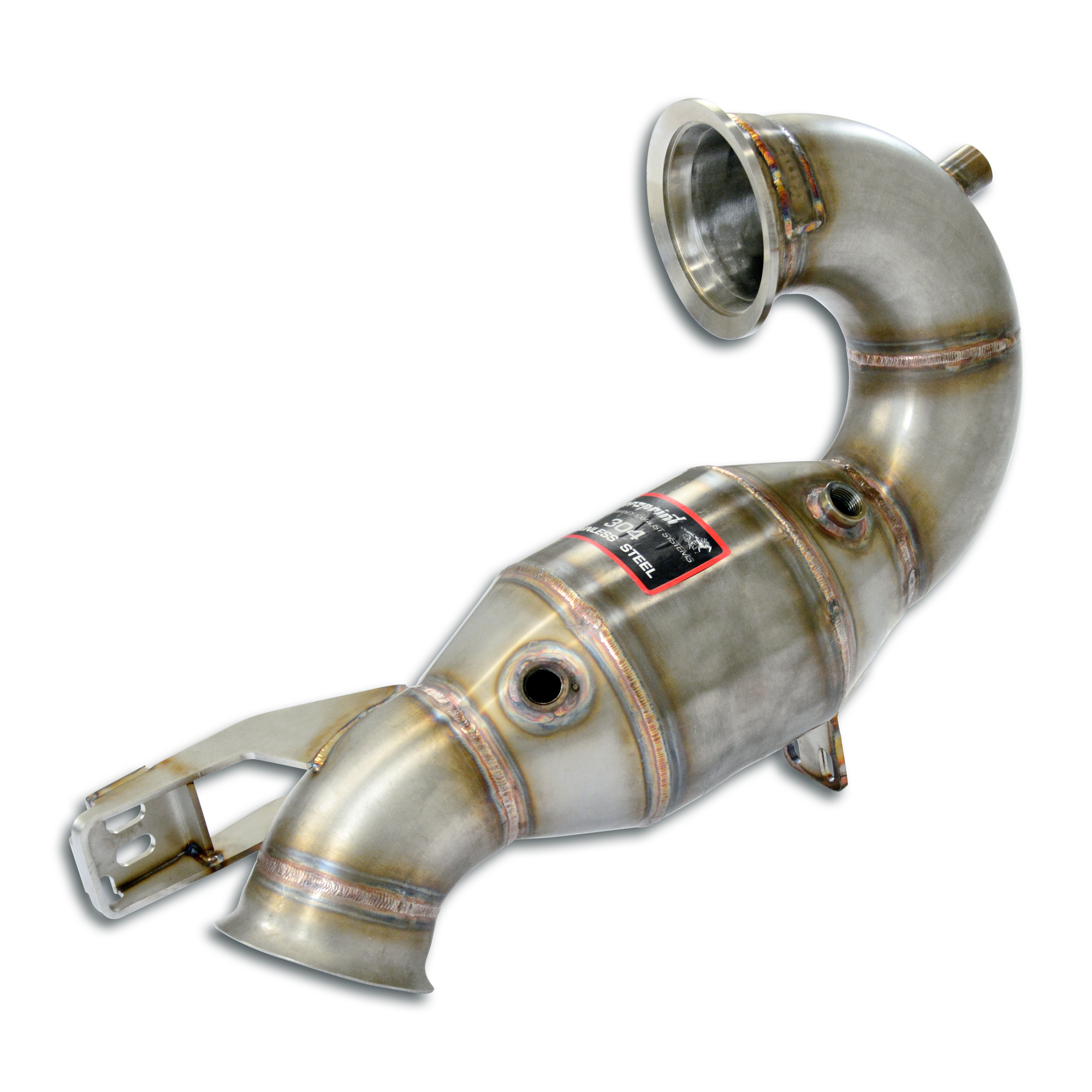 Downpipe + catalizzatore metallico