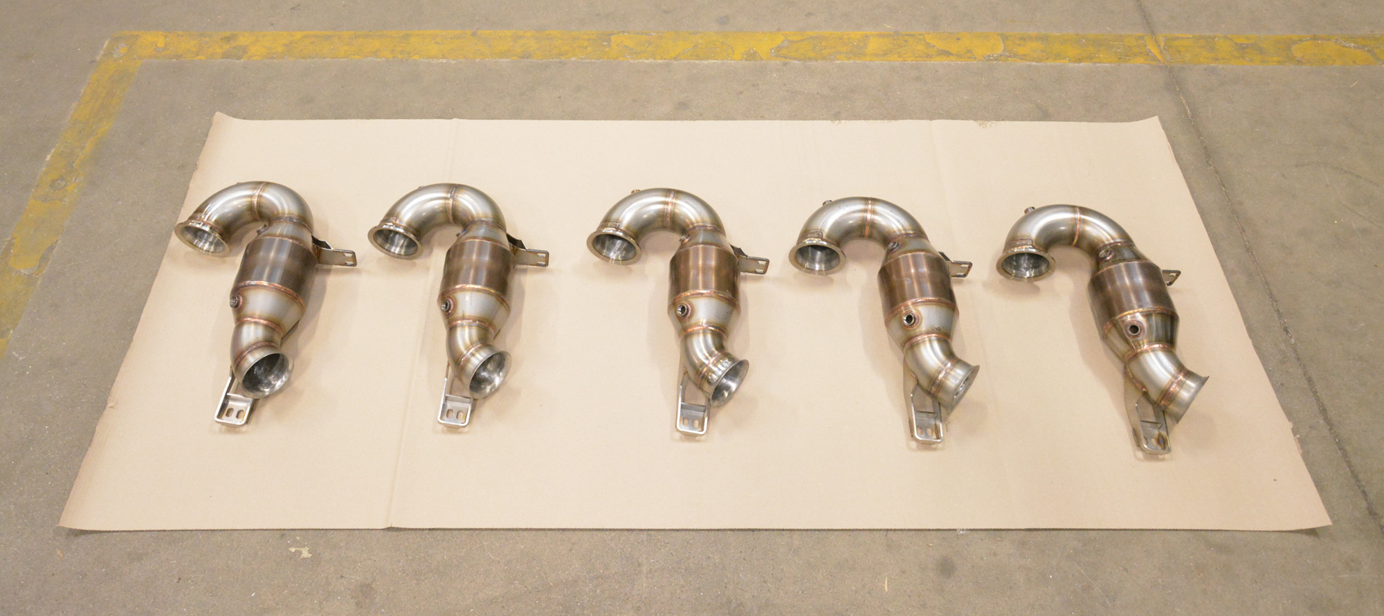 Downpipe + catalizzatore metallico