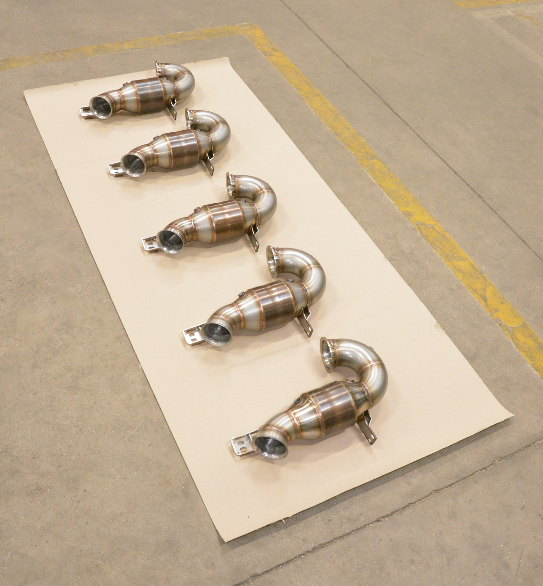 Downpipe + catalizzatore metallico
