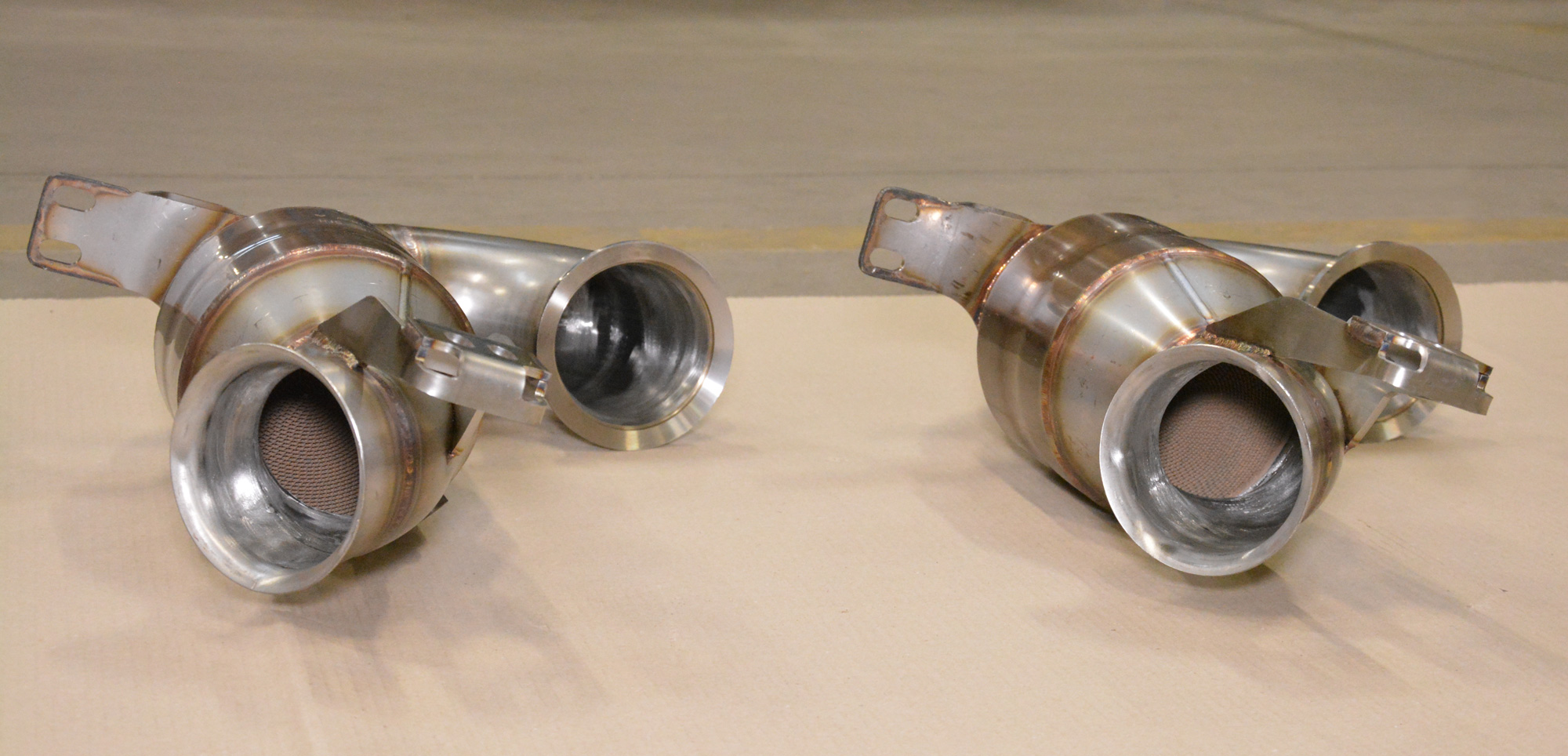 Downpipe + catalizzatore metallico