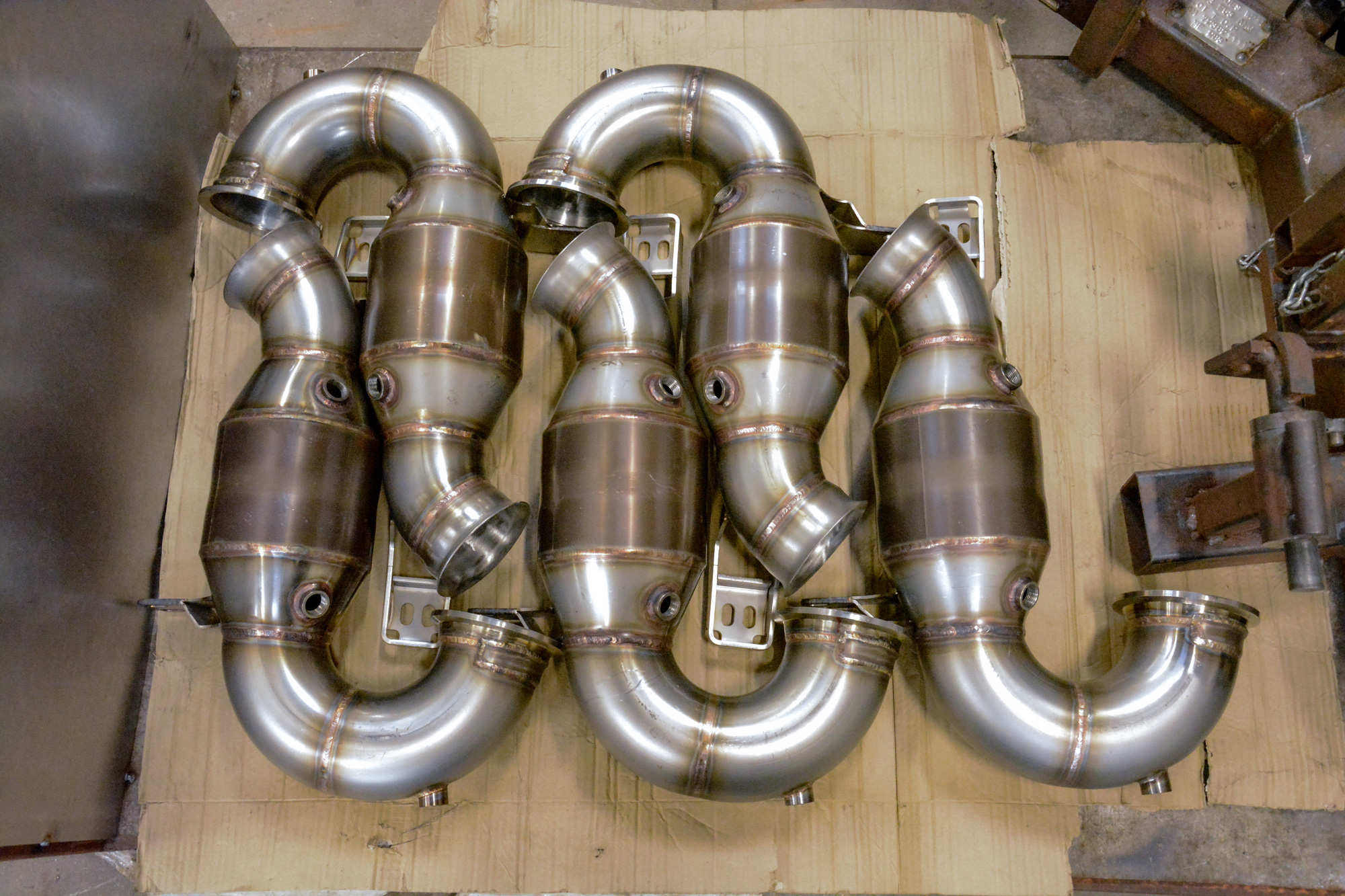 Downpipe + catalizzatore metallico