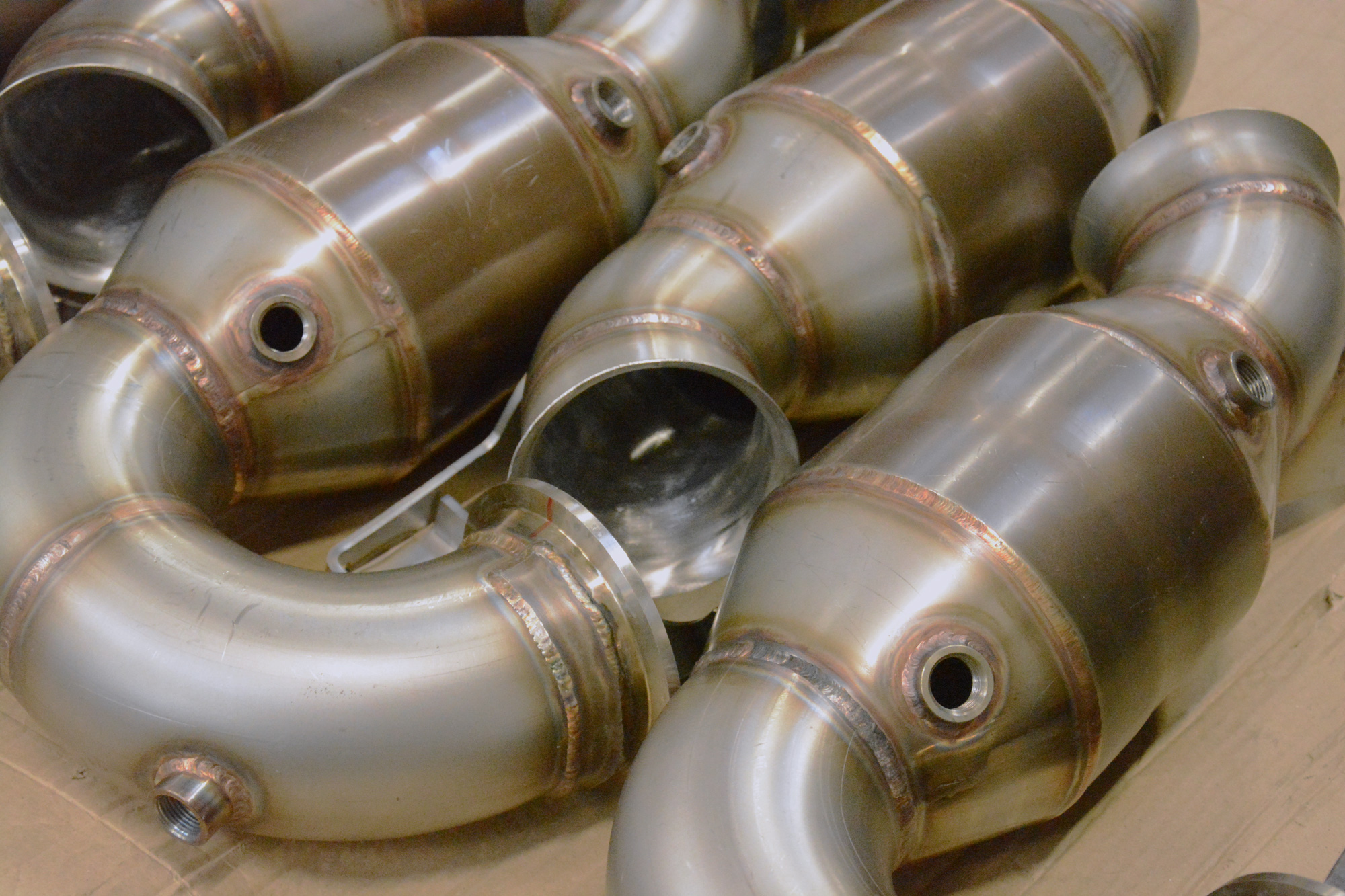 Downpipe + catalizzatore metallico