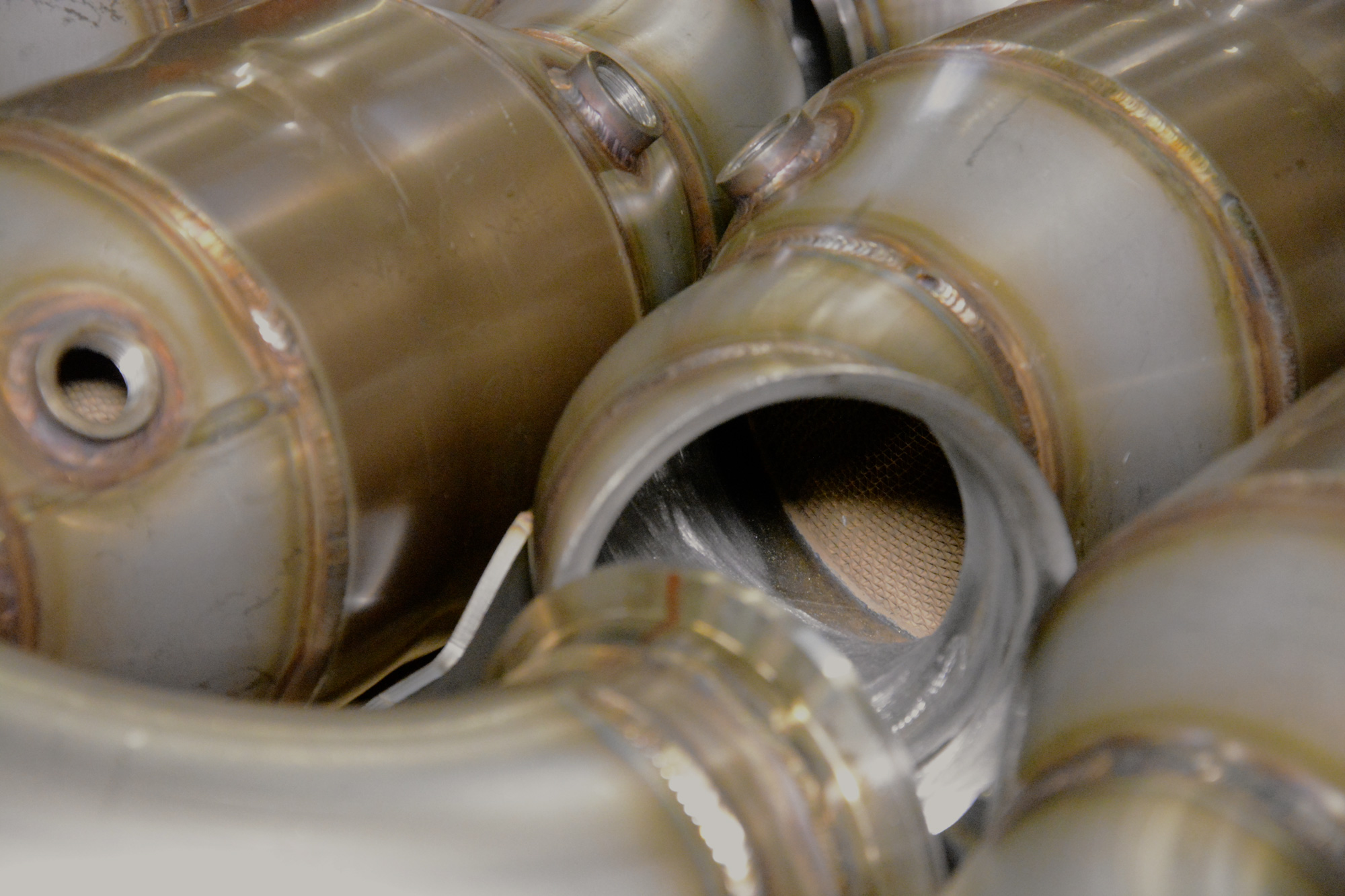 Downpipe + catalizzatore metallico