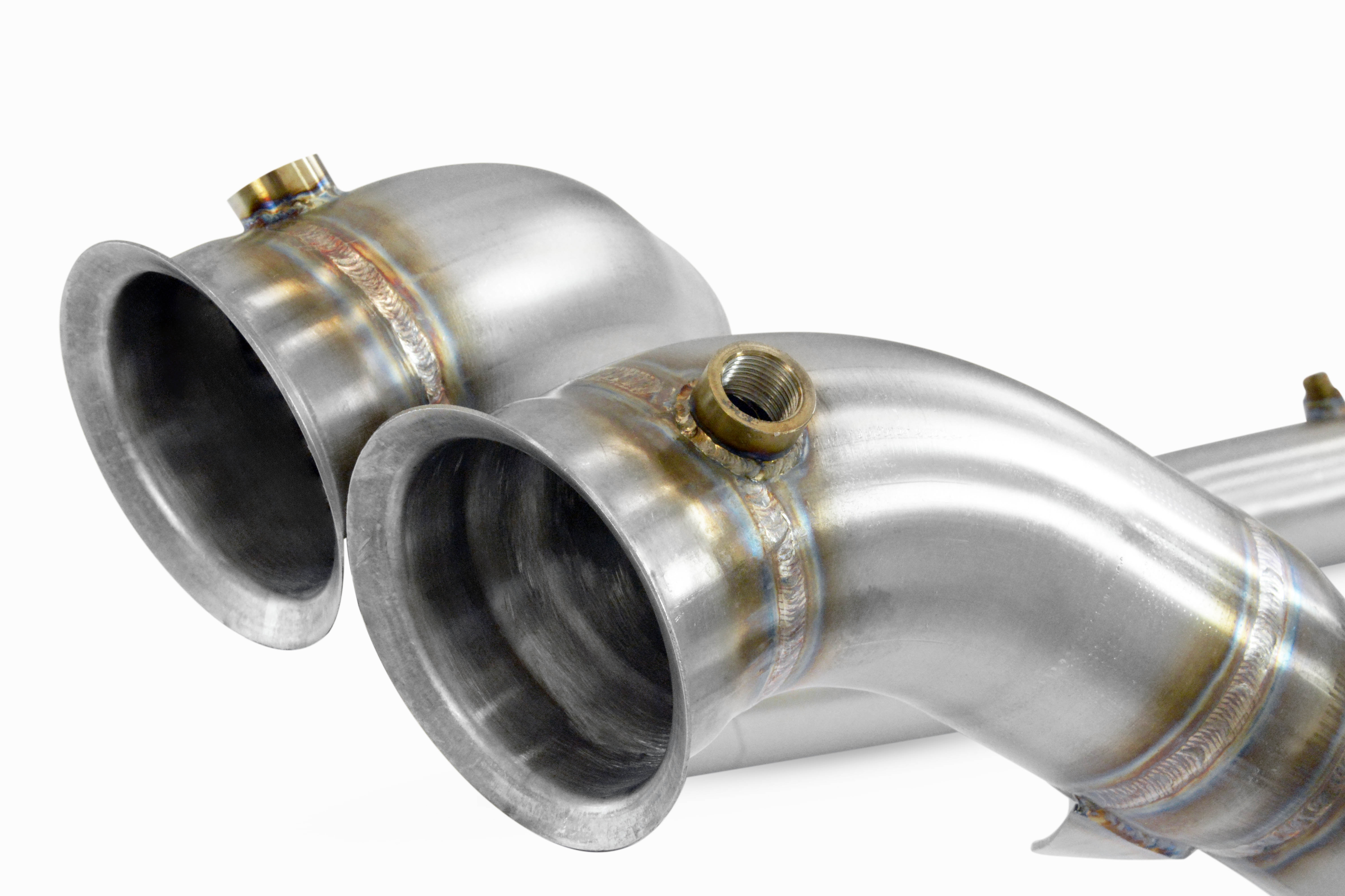 Kit downpipe Destro + Sinistro<br>(Sostituisce catalizzatore)