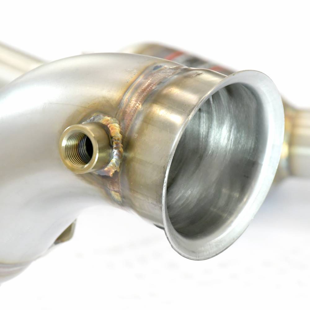 Downpipe Destro + catalizzatore metallico<br>(Elimina pre-catalizzatore)