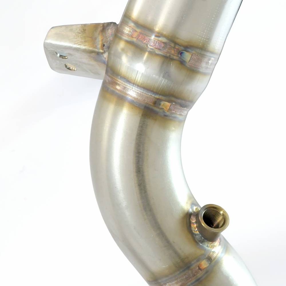 Downpipe Destro + catalizzatore metallico<br>(Elimina pre-catalizzatore)