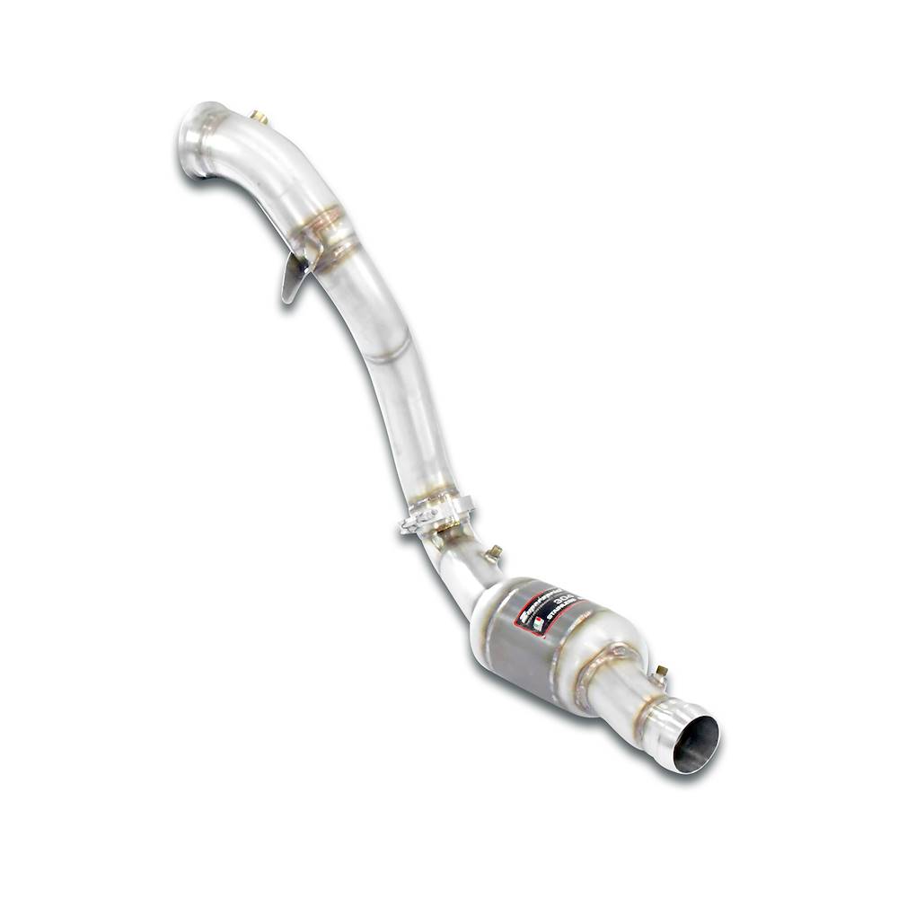 Downpipe Destro + catalizzatore metallico<br>(Elimina pre-catalizzatore)