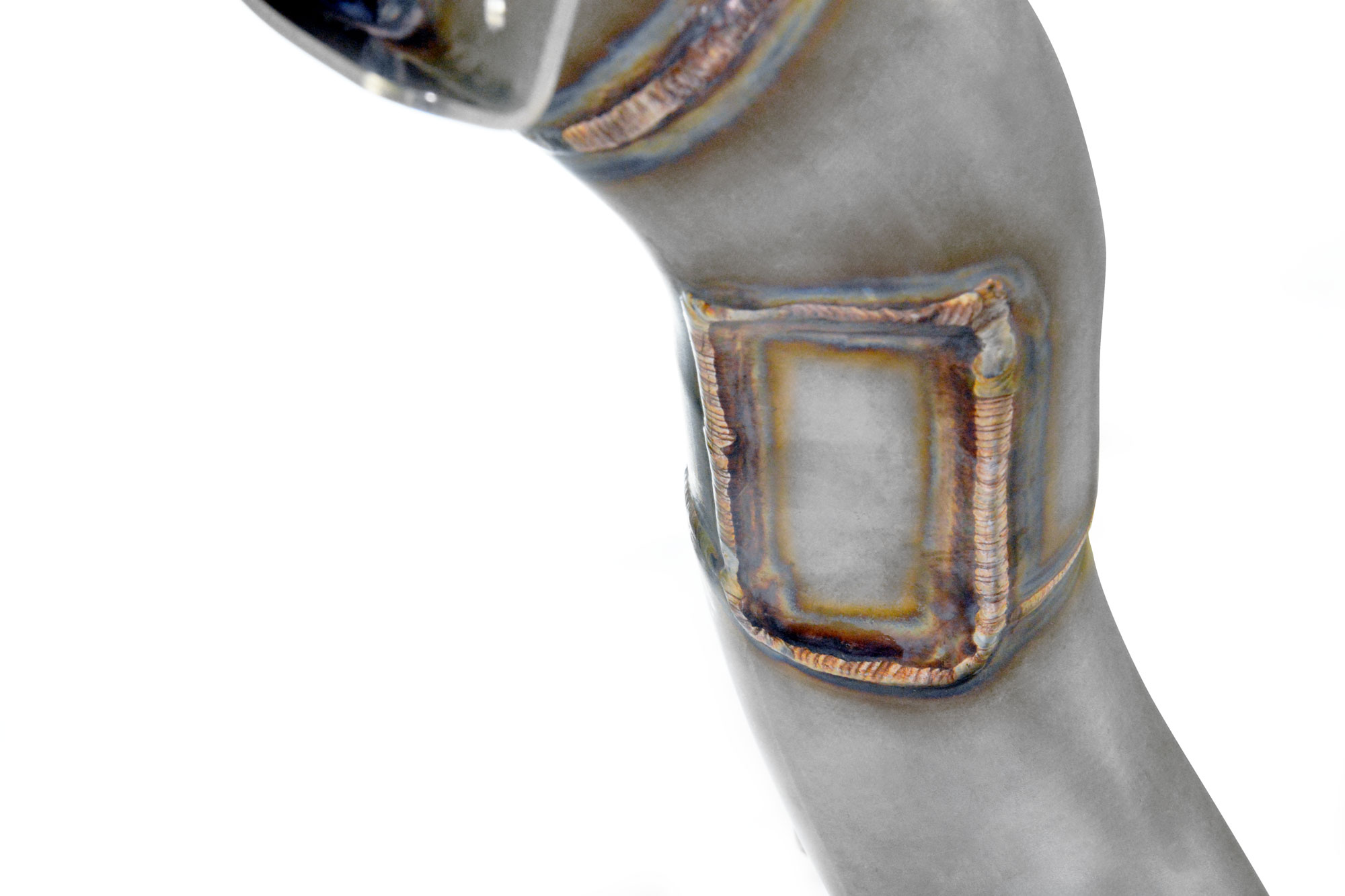 Downpipe Destro + catalizzatore metallico<br>(Elimina pre-catalizzatore)  