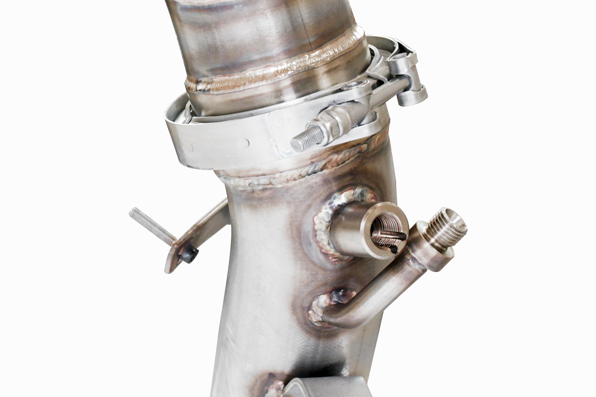 Kit downpipe Destro + Sinistro<br>(Sostituisce catalizzatore + GPF)<br>Con prese per sensori di pressione / EGT
