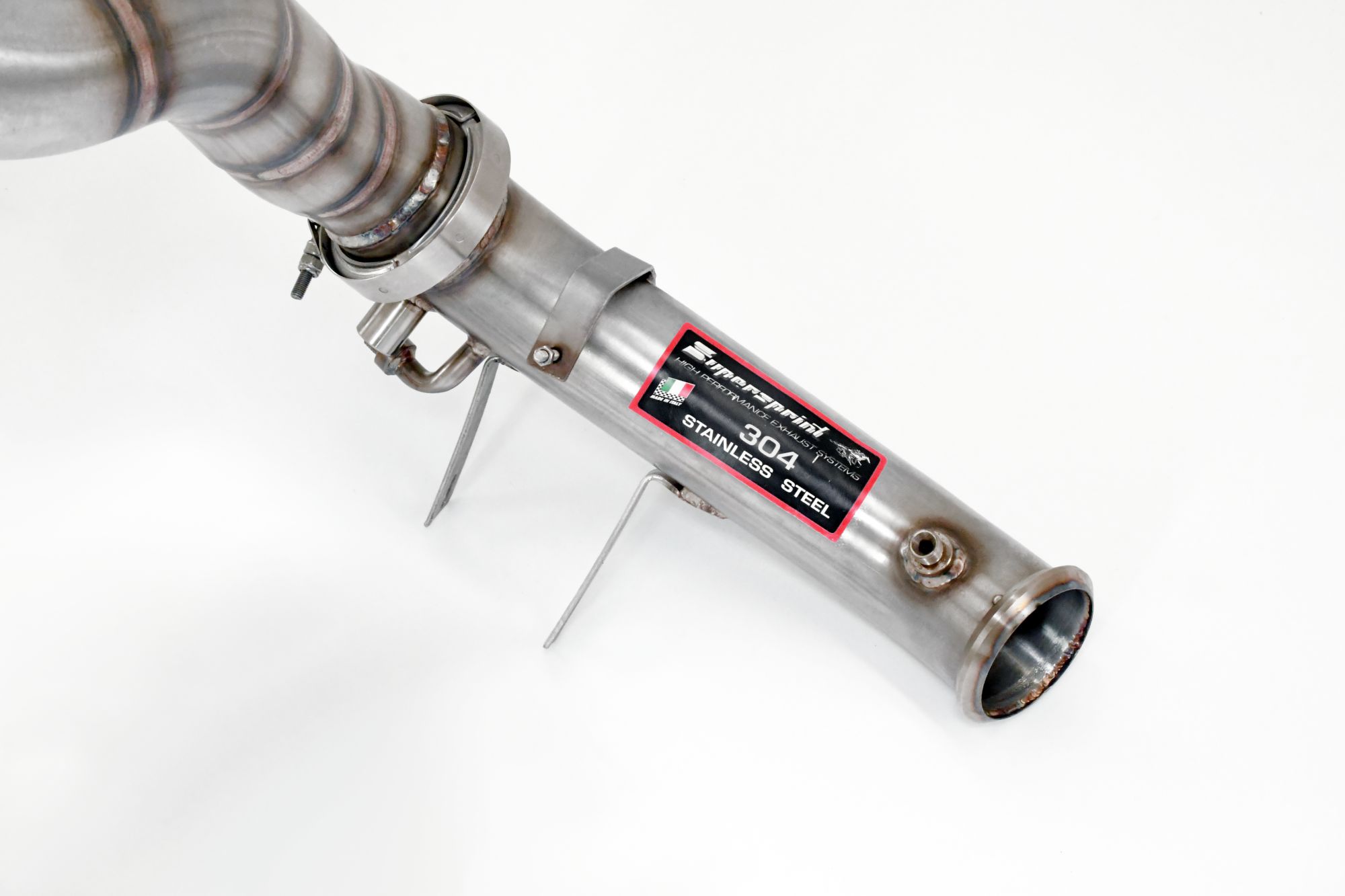 Kit downpipe Destro + Sinistro<br>(Sostituisce catalizzatore + GPF)<br>Con prese per sensori di pressione / EGT