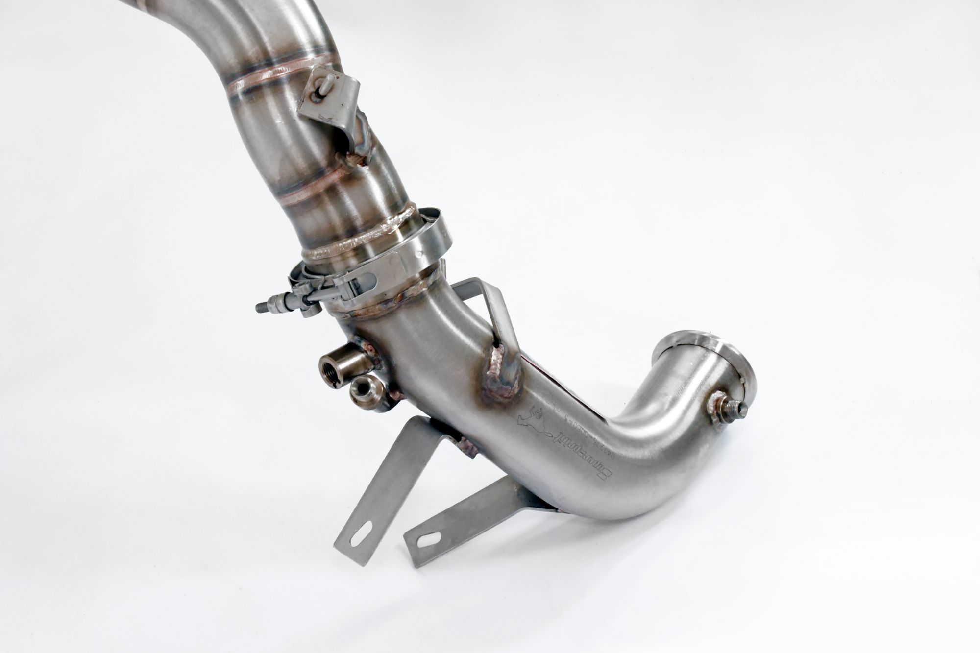 Kit downpipe Destro + Sinistro<br>(Sostituisce catalizzatore + GPF)<br>Con prese per sensori di pressione / EGT