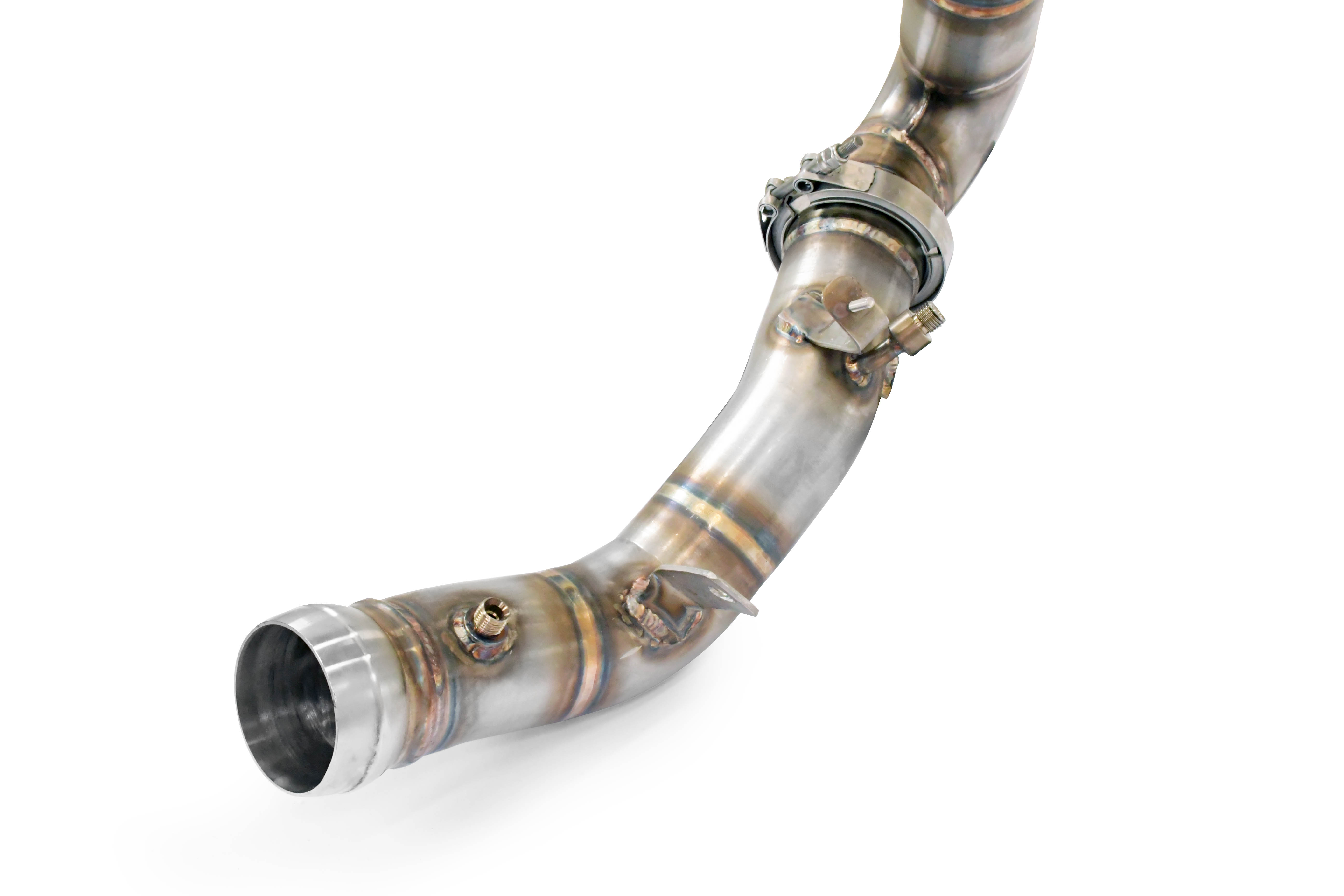 Kit downpipe Destro + Sinistro<br>(Elimina catalizzatore primario e secondario + GPF)