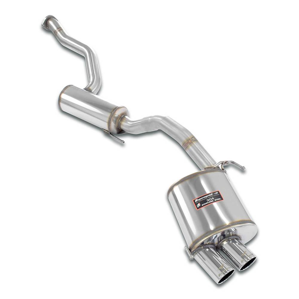 Silenziatore centrale + posteriore "Power Loop" OO80<br><strong><span style="color:#ea0000;">Con omologazione CEE</span></strong>