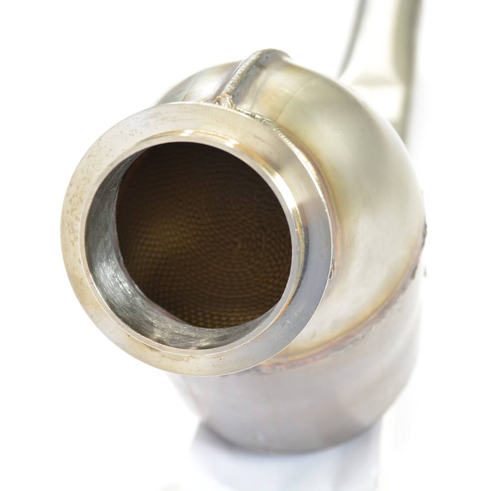 Downpipe sinistro + Catalizzatore metallico 200CPSI