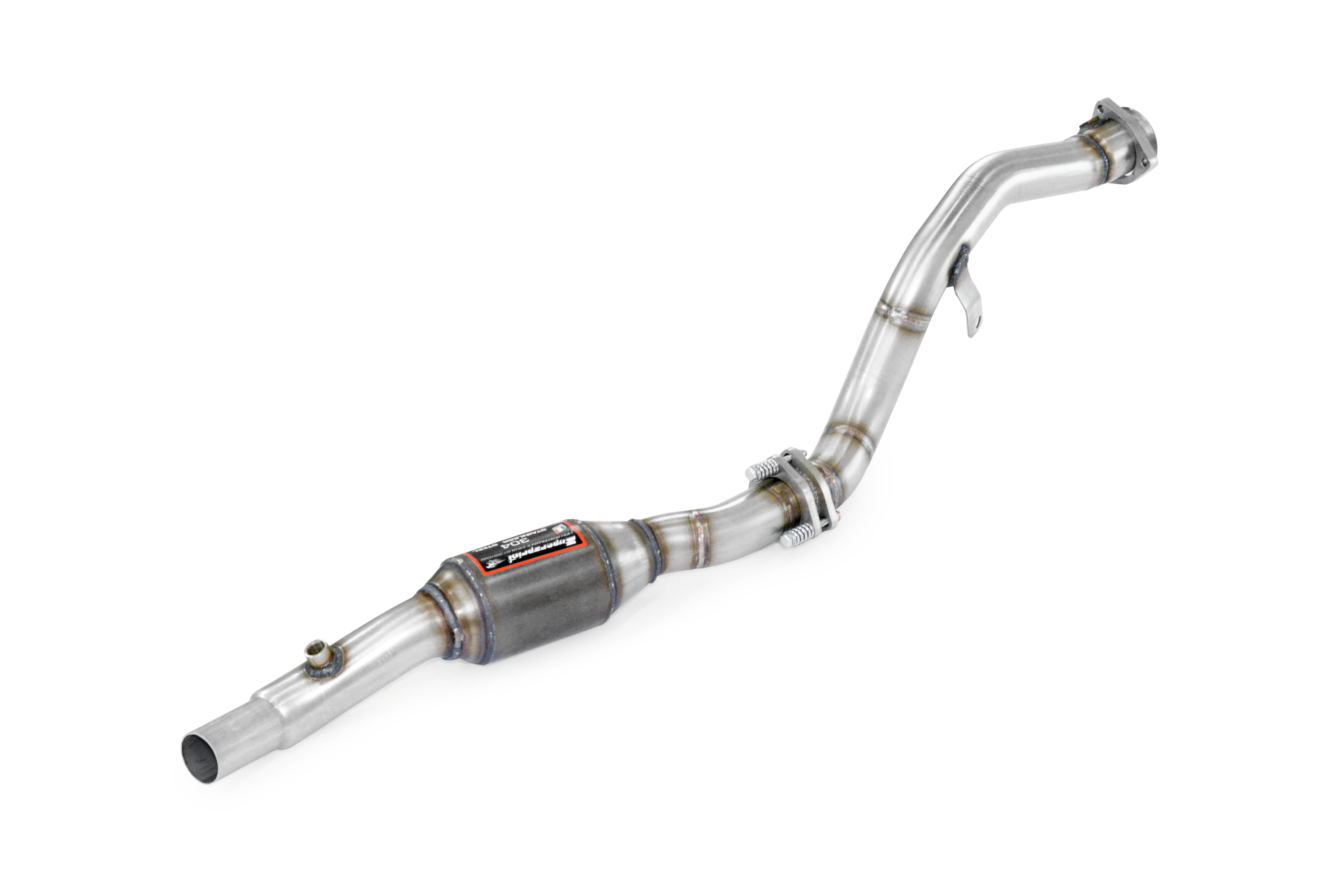 Downpipe sinistro + Catalizzatore metallico  